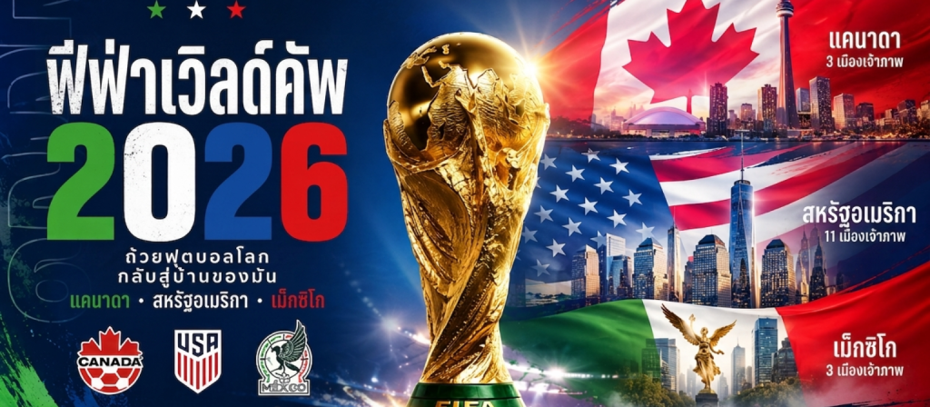 World Cup ศูนย์รวมฟุตบอลโลก 2026 และคู่มือการเดิมพันครบวงจร
