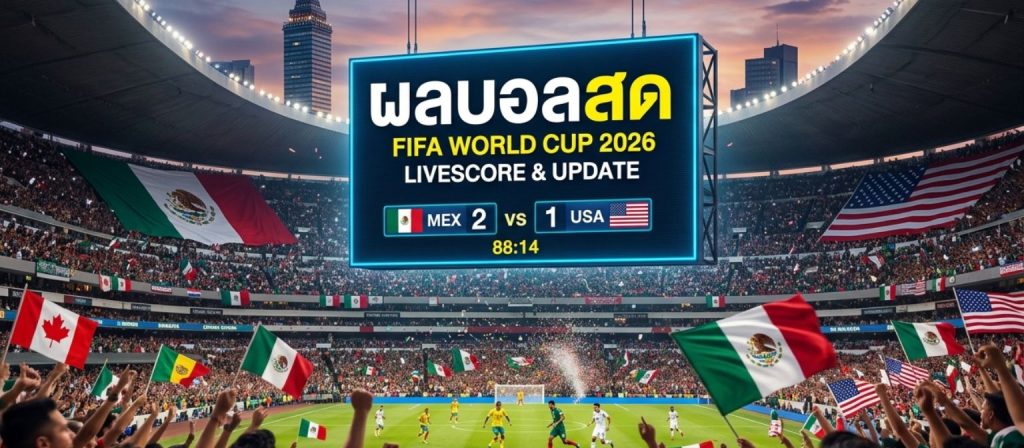 ผลบอลสด ฟุตบอลโลก 2026 อัปเดตทุกแมตช์ พร้อมวิเคราะห์และไฮไลท์ครบจบในที่เดียว | World Cup